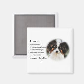 Papillon Art Gifts Magnet (Vorderseite/Rückseite)