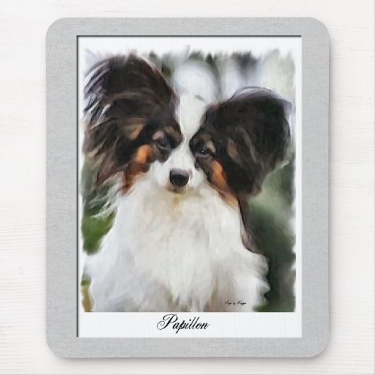 Papillon Art Gifts Mousepad (Vorne)