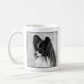 Papillon Art von Glenda S. Harlan Kaffeetasse (Links)