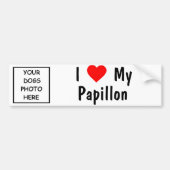 Papillon Autoaufkleber (Vorne)