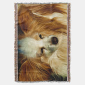 Papillon Beauty - Hundezucht Decke (Vorderseite Vertikal)