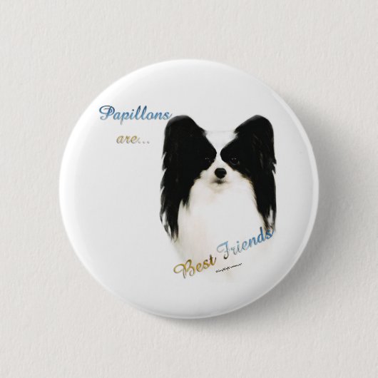 Papillon Best Friend 2 - Schaltfläche Button (Vorderseite)
