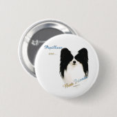 Papillon Best Friend 2 - Schaltfläche Button (Vorne & Hinten)