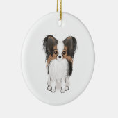 Papillon (Bild) Keramik Ornament (Rechts)