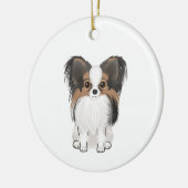 Papillon (Bild) Keramik Ornament (Links)