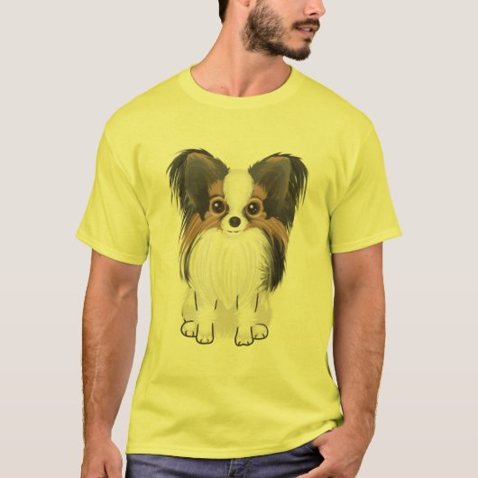 Papillon (Bild) T-Shirt (Vorderseite)