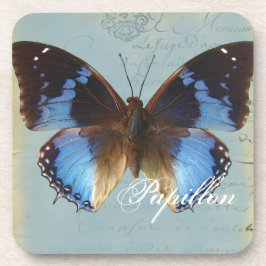 Papillon Blau Getränkeuntersetzer