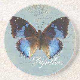 Papillon Blau Untersetzer