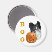 Papillon Boo Magnet (Vorderseite/Rückseite)