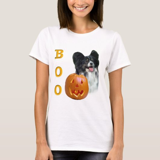 Papillon Boo T-Shirt (Vorderseite)