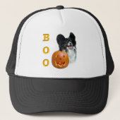 Papillon Boo Truckerkappe (Vorderseite)