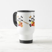 Papillon Butterfly Geschenke Reisebecher (Vorderseite Links)