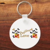 Papillon Butterfly Geschenke Schlüsselanhänger (Vorderseite)