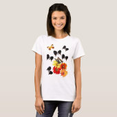 Papillon Butterfly Geschenke T-Shirt (Vorne ganz)