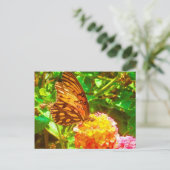 Papillon (Butterfly) Postkarte (Stehend Vorderseite)