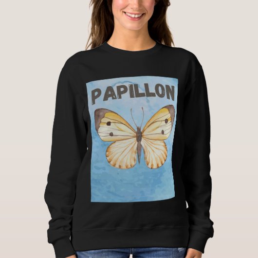 Papillon Butterfly Sweatshirt (Vorderseite)