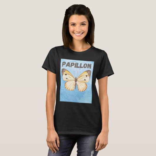 Papillon Butterfly T-Shirt (Vorne ganz)