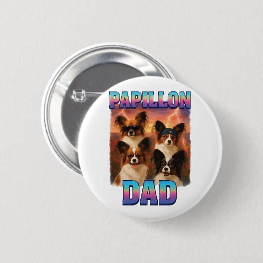 Papillon Button (Vorne & Hinten)