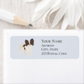 Papillon Cartoon Hundeschrift (Insitu)