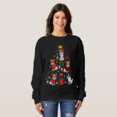 Papillon Christmas Ornament Tree Sweatshirt (Vorne ganz)