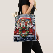 Papillon Christmas Red Truck Holiday Tasche (Von Nahem)