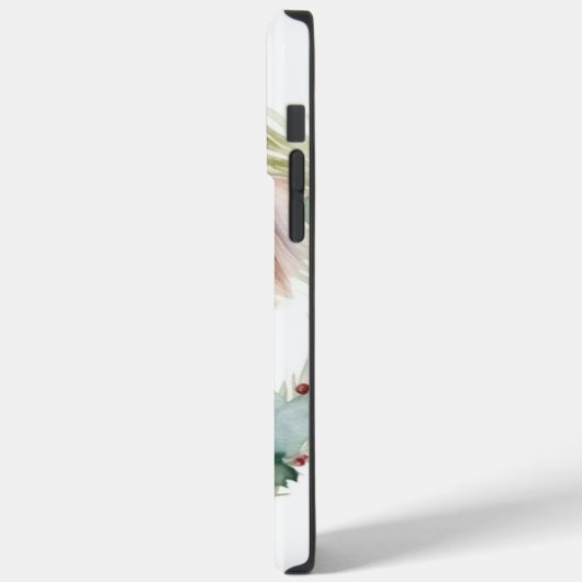 Papillon Christmas Wreath Festive Pup Case-Mate iPhone Hülle (Rückseite / Links)