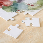 Papillon Christmas Wreath Festive Pup Puzzle (Seite)