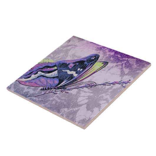 PAPILLON COLORÉ IM FLIEDER-, LILA und Fliese (Seite)