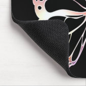 Papillon Couleur Sauvage Forêt Nature Graphique Mousepad (Ecke)