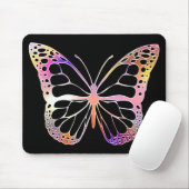 Papillon Couleur Sauvage Forêt Nature Graphique Mousepad (Mit Mouse)