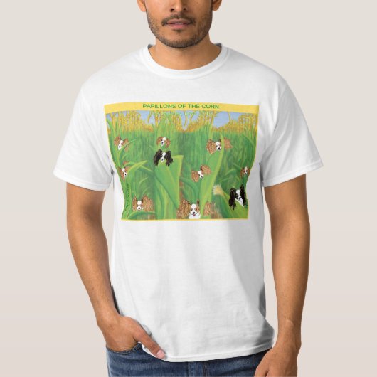 Papillon des Mais (weiß) T-Shirt (Vorderseite)