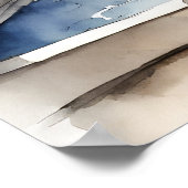 Papillon - Dog Art Print Poster (Ecke)