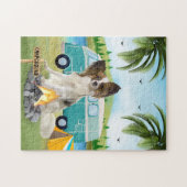Papillon Dog Camping Puzzle (Horizontal)