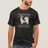 Papillon Dog Christmas Papillon Christmas Raglan B T-Shirt (Vorderseite)