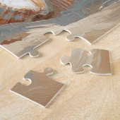 Papillon Dog Christmas Vintag Beach Puzzle (Seite)