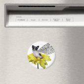 Papillon Dog Fairy Magnet (In Situ (Geschirrspüler))