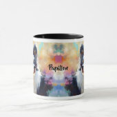 Papillon Dog Impressionist Paint Tasse (Zentrum)