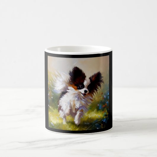 Papillon Dog Kaffeetasse (Mittel)