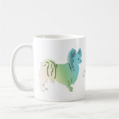 Papillon Dog Kaffeetasse (Links)