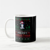Papillon Dog liebt Weihnachtsmannmütze Weihnachtsb Kaffeetasse (Links)
