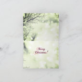 Papillon Dog Merry Christmas Card Karte (Innenseite)