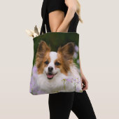 Papillon Dog Niedlich Romantic Potrait Foto - Tasche (Von Nahem)