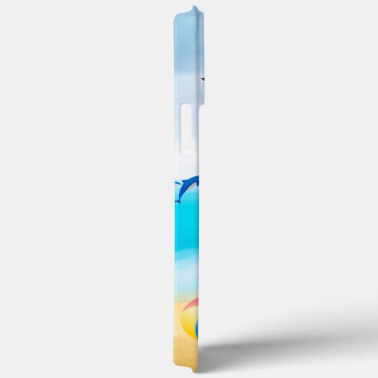 Papillon Dog on Beach Case-Mate iPhone Hülle (Rückseite / Rechts)