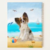Papillon Dog on Beach Planer (Rückseite)