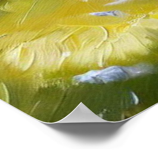 Papillon Dog Poster (Ecke)