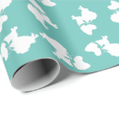 Papillon Dog Puppy Geschenkpapier (Rolleneckpunkt)