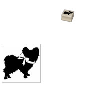 Papillon Dog Puppy Gummistempel (Stempel)