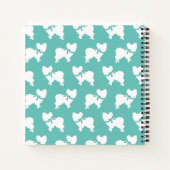 Papillon Dog Puppy Notizblock (Rückseite)