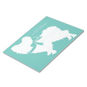 Papillon Dog Puppy Notizblock (angewinkelt)