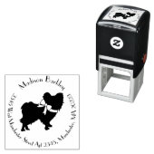 Papillon Dog Puppy Permastempel (Beispiel)